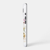 美しい咲くエステル花 iPhone 16ケース (左側面)
