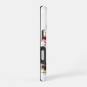 美しい咲くエステル花 iPhone 16ケース (右側面)