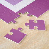 美しい咲く春ヒヤシンス香り花 ジグソーパズル (側面)