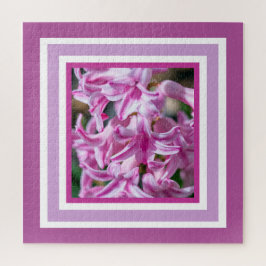 美しい咲く春ヒヤシンス香り花 ジグソーパズル