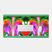 美しい噴水 デスクマット (キーボード&マウス)