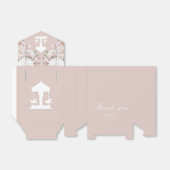 美しい回転木馬フローラソフトピンク フェイバーボックス (折り畳みなし)