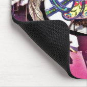 美しい回転木馬ホースカーニバルマウスパッド マウスパッド (コーナー)