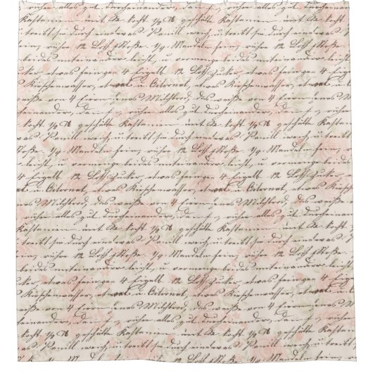 美しい国のぼろぼろの上品 シャワーカーテン (正面)