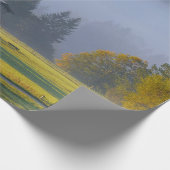 美しい国の景色のアウトドアの写真の小屋のギフト ラッピングペーパー (角)