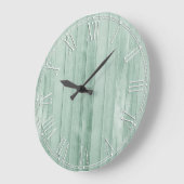 美しい国の素朴みすぼらしいシック ラージ壁時計 (傾斜)