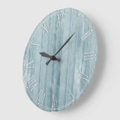 美しい国の素朴みすぼらしいシック ラージ壁時計 (傾斜)