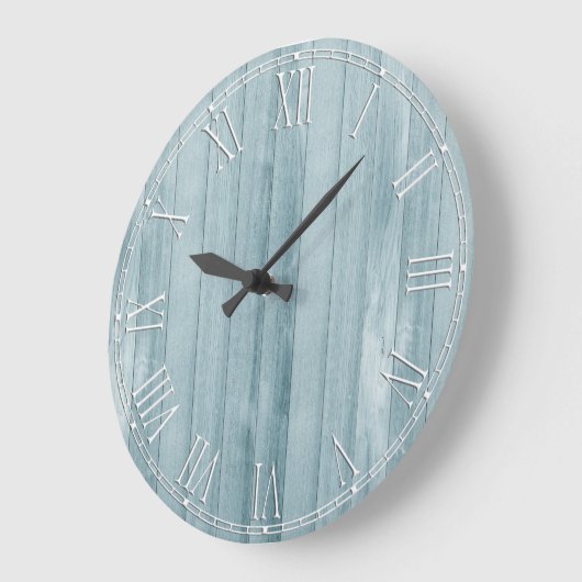 美しい国の素朴みすぼらしいシック ラージ壁時計 (傾斜)