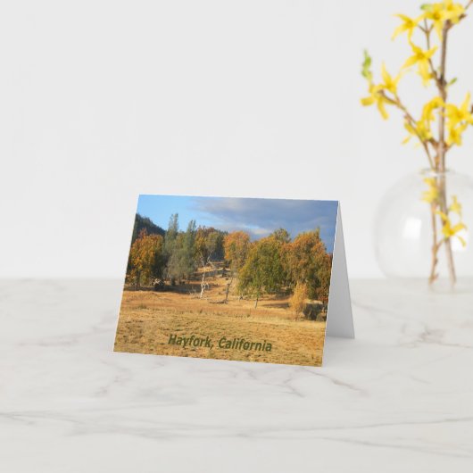 美しい国… カード (黄色い花)