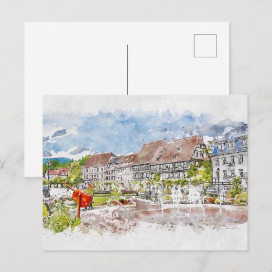 美しい土地 ポストカード (正面/裏面)