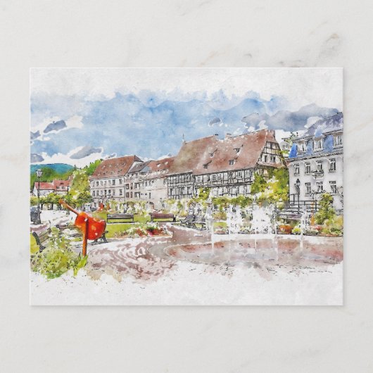 美しい土地 ポストカード (正面)