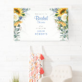 美しい地中海のフローラブライダルシャワー 横断幕 (インサイチュ)