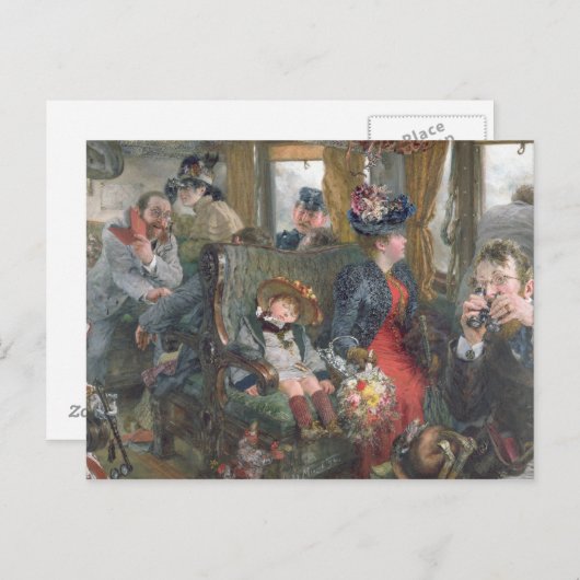 美しい地方への旅、1892 ポストカード (正面/裏面)