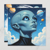 美しい地球外エイリアン (正面/裏面)