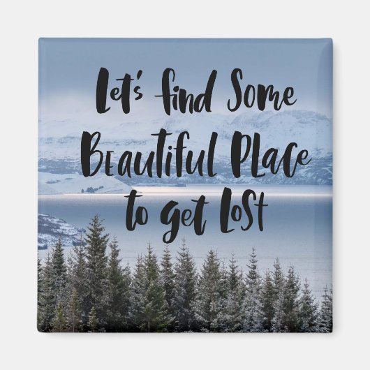 美しい場所を見つけよう マグネット (正面)