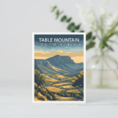 美しい場所テーブルマウンテン南アフリカ旅行 ポストカード (スタンド正面)