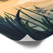 美しい場所 オカバンゴ・デルタ ボツワナ 旅行 ポスター (角)