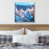 美しい壁のペンティング キャンバスプリント (インサイチュ (寝室))