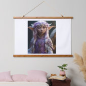 美しい壁を作り出す雰囲気の芸術。 吊り下げ型タペストリー (寝室)