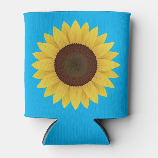 美しい夏のひまわり 缶クーラー (正面)