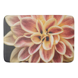 美しい夏のダリアフラワー(フローラアート) バスマット