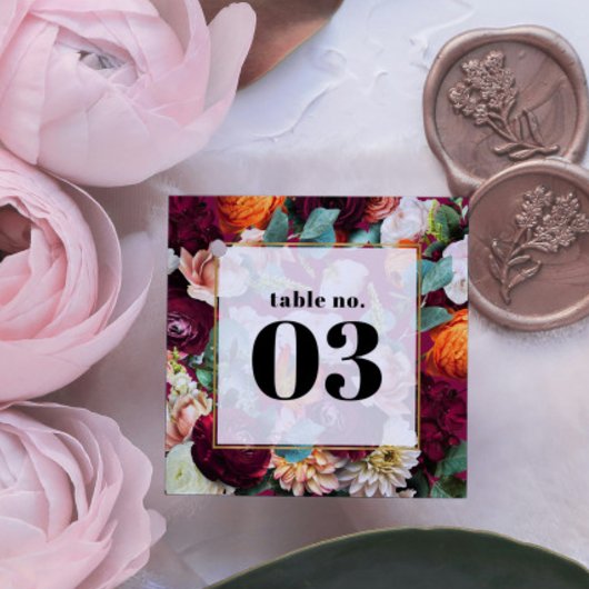 美しい夏の花結婚のテーブルNo.