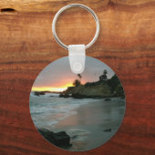 美しい夕日が丘の断崖 キーホルダー (正面)