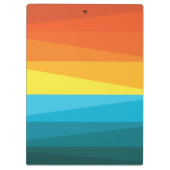 美しい夕日と波 クリップボード (裏面)