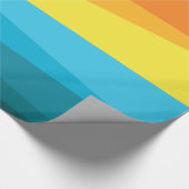 美しい夕日と波 ラッピングペーパー (角)