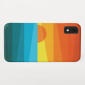 美しい夕日と波 Case-Mate iPhoneケース (裏面(横))