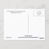 美しい夕日のビーチ、メイ岬 ポストカード (裏面)