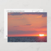 美しい夕日のビーチ、メイ岬 ポストカード (正面/裏面)