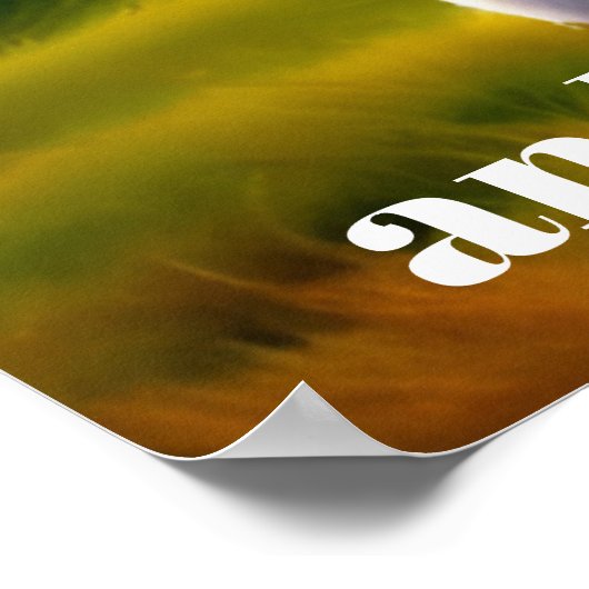 美しい夕日のポスター ポスター (角)