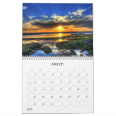 美しい夕日の写真 カレンダー (3月 2026)