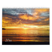 美しい夕日の写真 カレンダー (カバー)