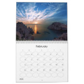 美しい夕日の写真 カレンダー (2月 2026)