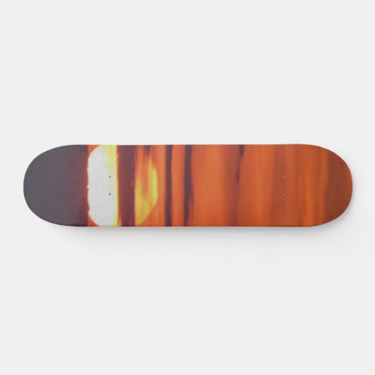 美しい夕日の写真 スケートボード (横)