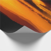 美しい夕日の写真 ラッピングペーパー (角)