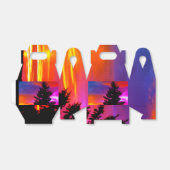 美しい夕日の好意の箱 フェイバーボックス (折り畳みなし)