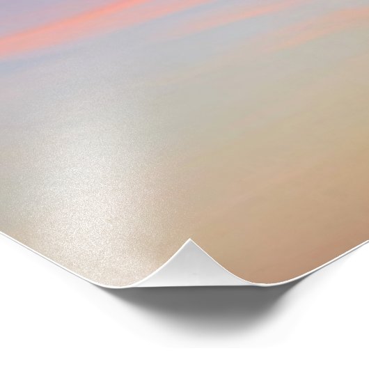 美しい夕日の景色の写真の拡大 フォトプリント            (角)