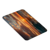 美しい夕日の海 マグネット (右側)