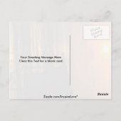 美しい夕日：カールスバッド，カリフォルニア ポストカード (裏面)