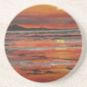 美しい夕日 コースター (正面)