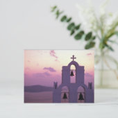 美しい夕日:サントリニフィラ日没、ギリシャ ポストカード (スタンド正面)