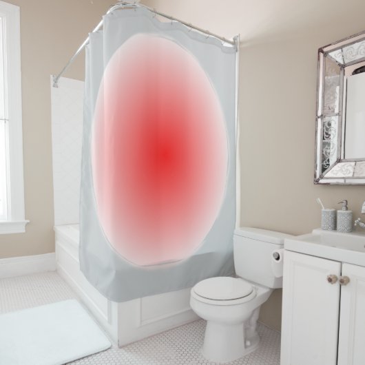 美しい夕日！ シャワーカーテン (インサイチュ)