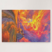 美しい夕日 ジグソーパズル (横)