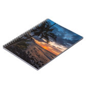 美しい夕日 ノートブック (左側)