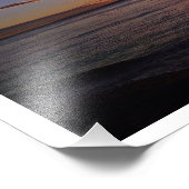 美しい夕日 フォトプリント            (角)