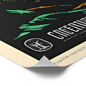 美しい夕日 ポスター (角)