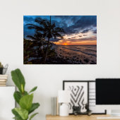 美しい夕日 ポスター (ホームオフィス)